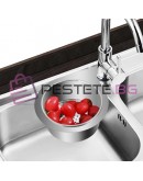 Закачаща метална цедка за мивка